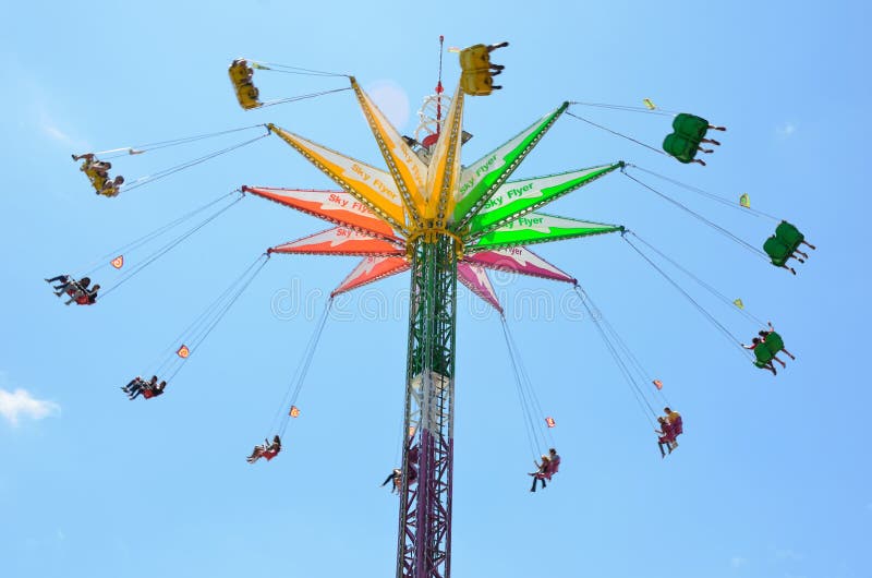 Sky Flyer Ride at the OC Fair