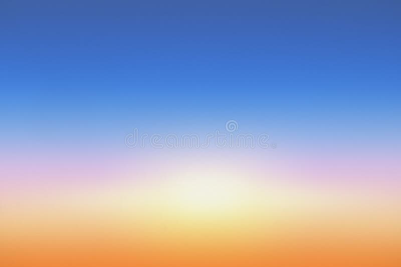 Sky Gradient from Blue To Orange Sunset Stock Image - Image of texture,  dusk: 117836963