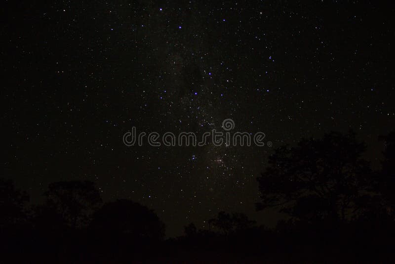 The sky of the interior, far from any light, is always more beautiful and full of stars royalty free stock image The sky of the interior, far from any light, is always more beautiful and full of stars royalty free stock image