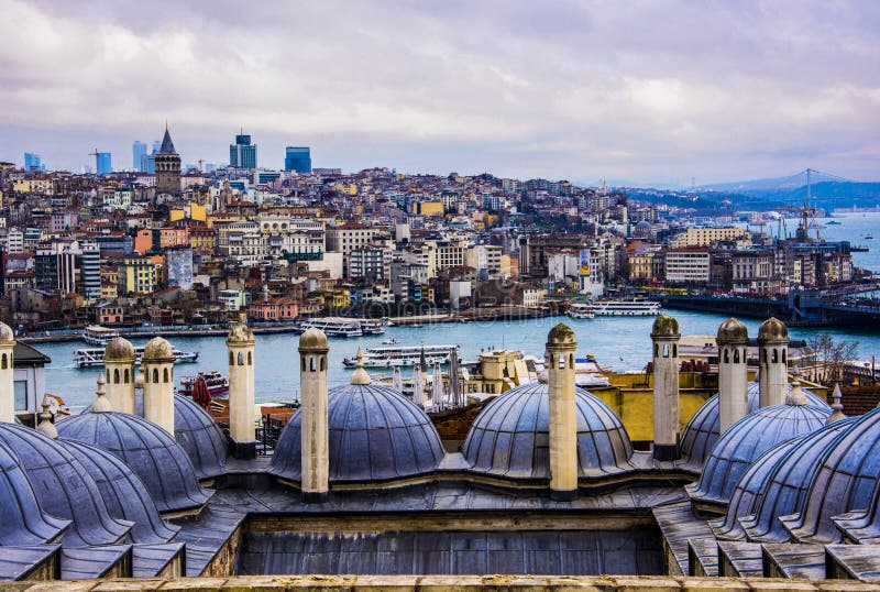 The sky over Istambul