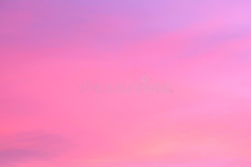 Sky in the Pink and Blue Colors. Effect of Light Pastel Colored of ...