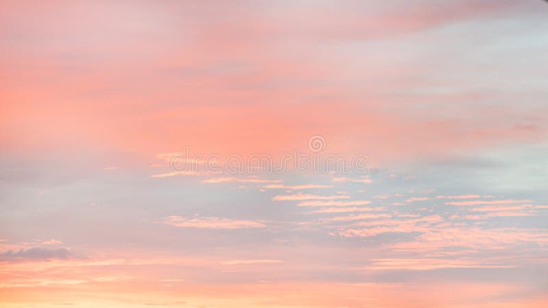 Sky in the Pink and Blue Colors. Effect of Light Pastel Colored of Sunset  Clouds Cloud on the Sunset Sky Background Stock Photo - Image of light,  gradient: 130396710