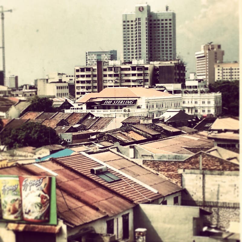 Sky View of Penang City Malaysia Editorial Stock Image - Image of