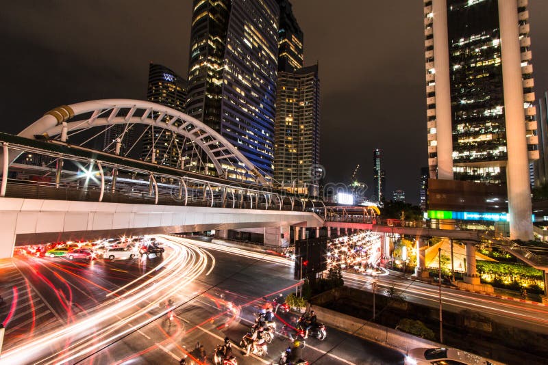 Sky walk BTS Sky walk BTS `Chong Nonsi` Bangkok Thailand. stock photo Sky walk BTS Sky walk BTS `Chong Nonsi` Bangkok Thailand. stock photo