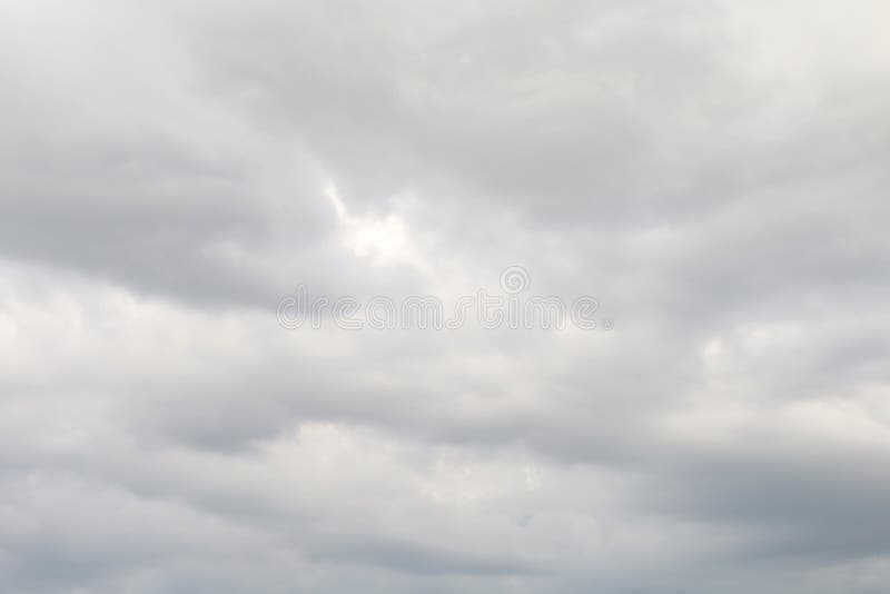 Sky White Rain Storm Background, Puffy Gray White Clouds Soft Background  Stock Photo - Image of cloudscape, high: 112908622