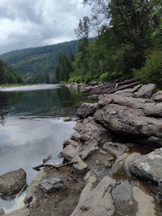 Skykomish eagle falls stock photo. Image of landscape 229382786