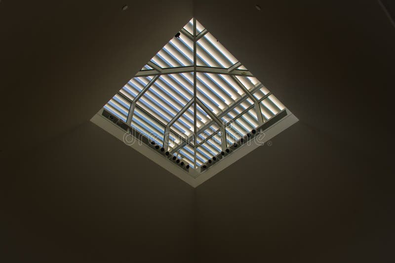 Skylight with Louvers stock image. Image of view, visible 62453911