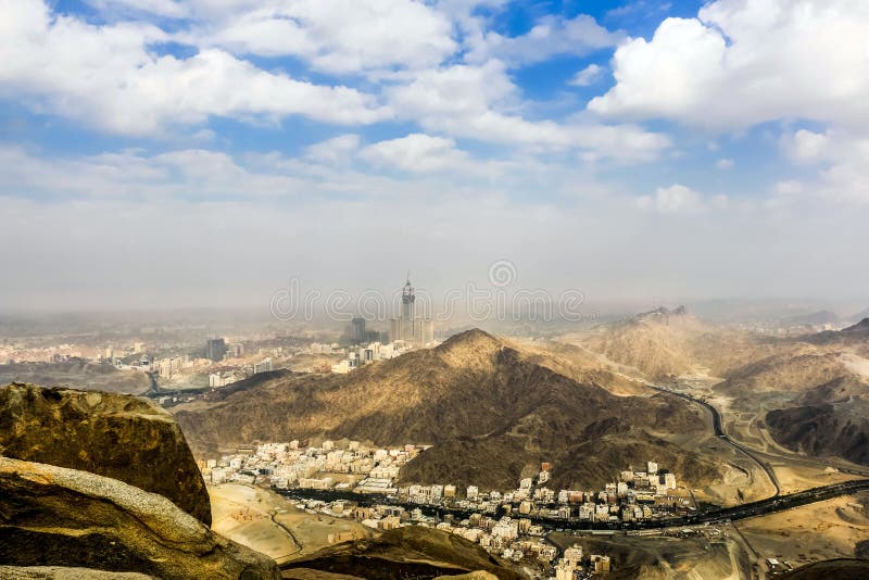 Abraj Al Bait Royal Clock Tower Makkah in Mecca, Saudi Arabia.