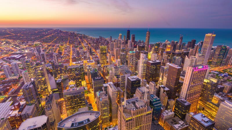 Skyline Chicagos, Illinois, USA