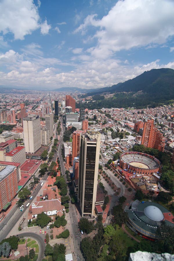 Skyline de Bogotá fotografia de stock Skyline de Bogotá fotografia de stock