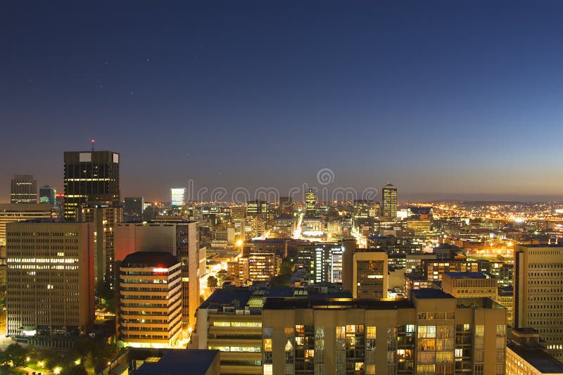 Skyline de Joanesburgo imagem de stock royalty free Skyline de Joanesburgo imagem de stock royalty free