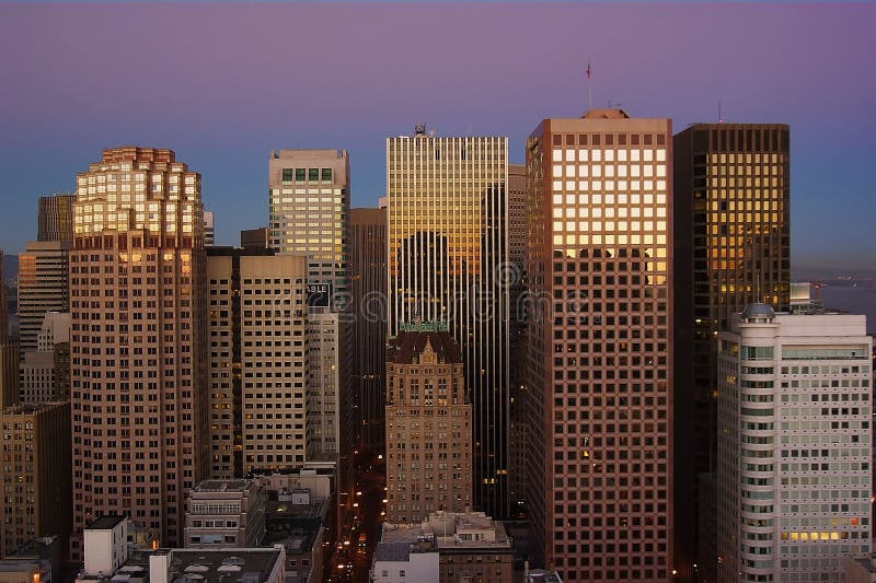 Skyline de San Francisco foto de stock royalty free Skyline de San Francisco foto de stock royalty free