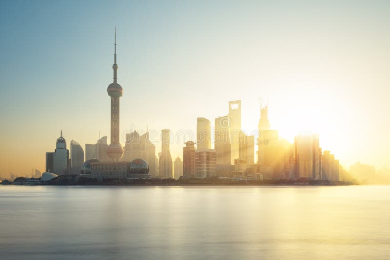 Skyline de Shanghai, China