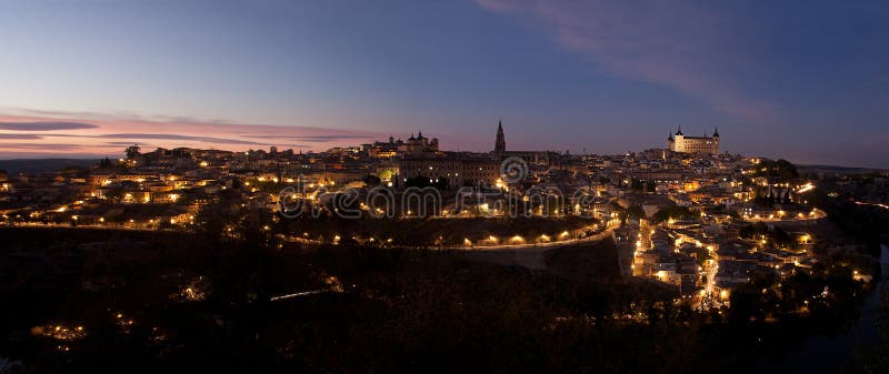 Skyline de Toledo foto de stock royalty free Skyline de Toledo foto de stock royalty free
