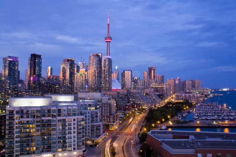 Skyline de Toronto foto de stock Skyline de Toronto foto de stock