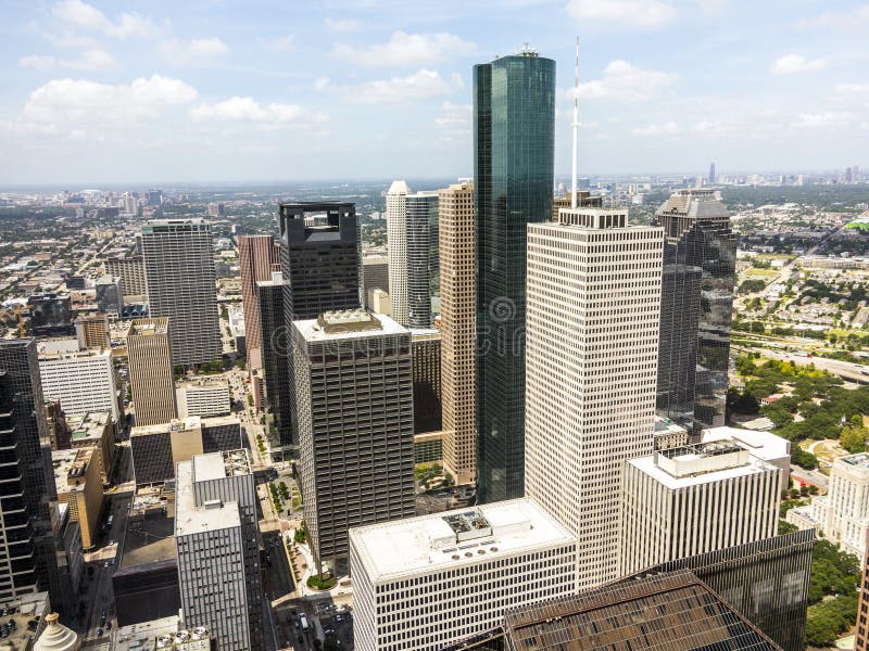 Skyline of Houston, Texas stock photo. Image of center - 44503640