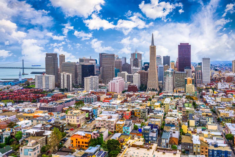 Skyline San Franciscos, Kalifornien, USA