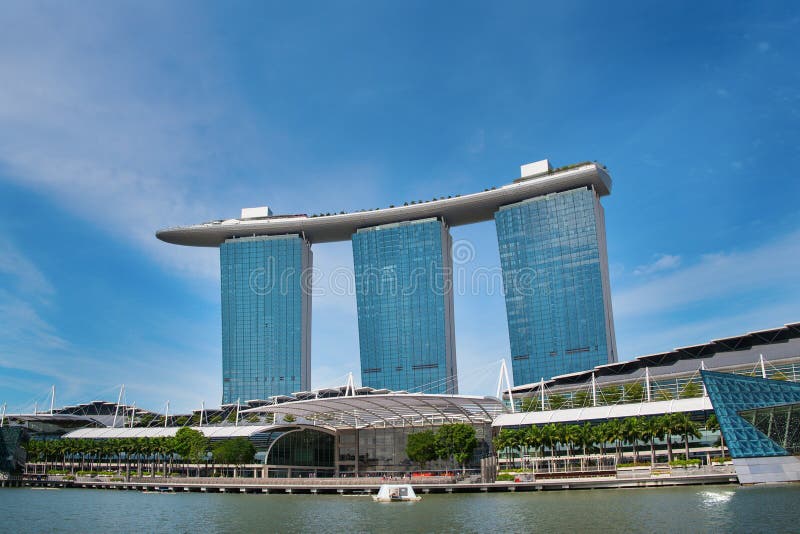 Horizonte de Singapura fotos de stock