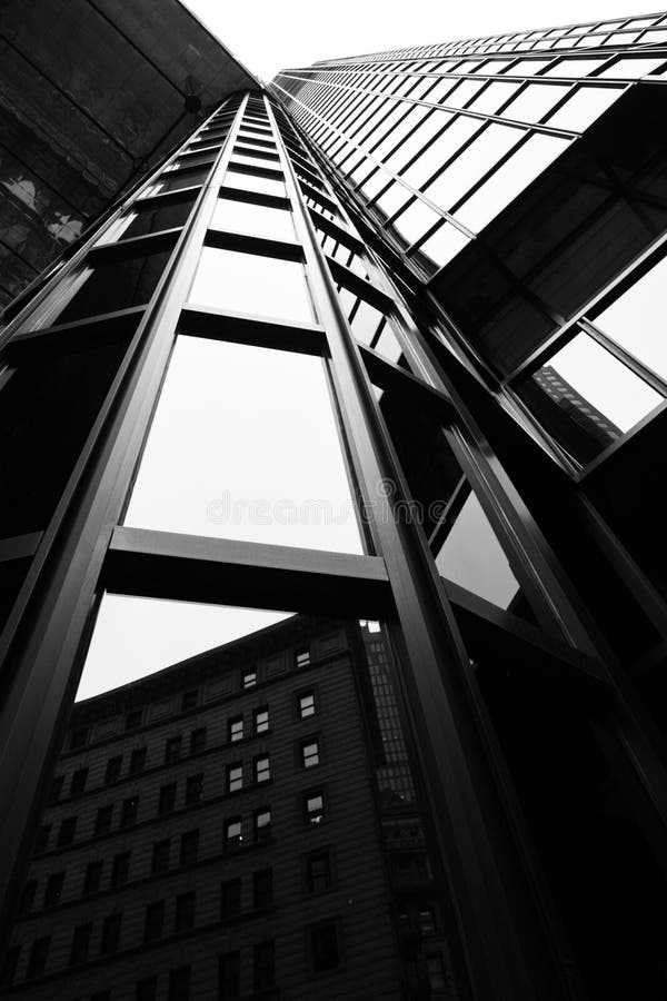 Skyscraper stock photo. Image of black, tall, window - 12019868