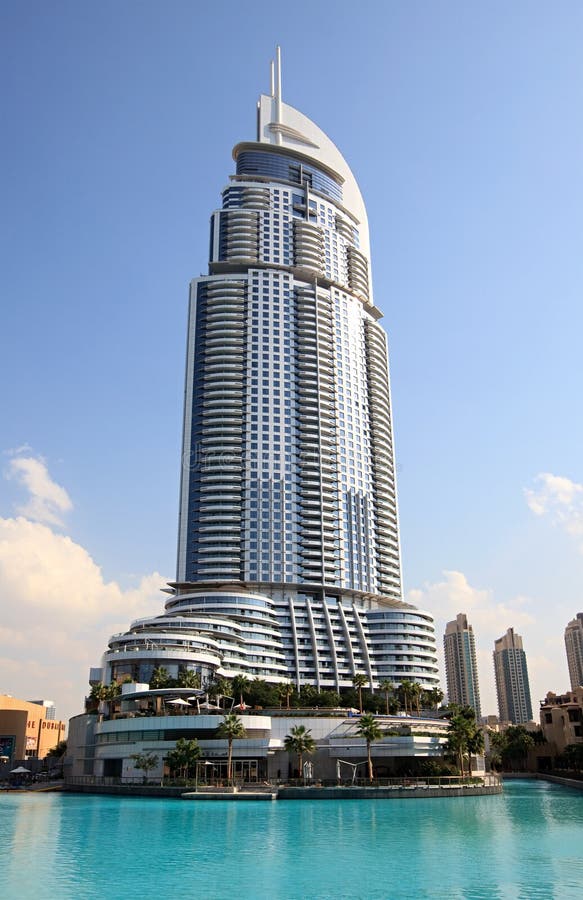 Skyscraper on the Burj Dubai Lake.