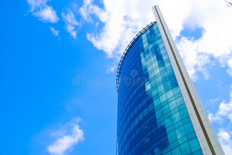 Skyscraper and Clouds