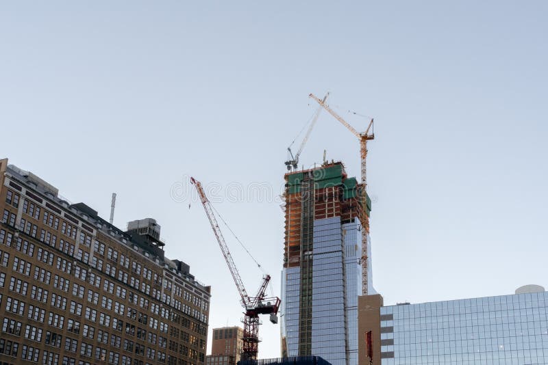 Skyscraper construction of New York