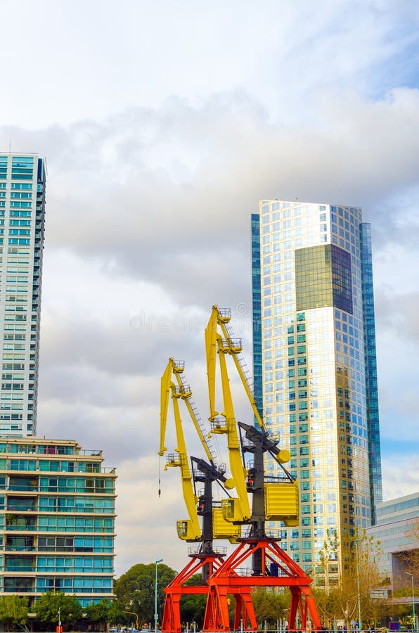 Skyscraper and Cranes