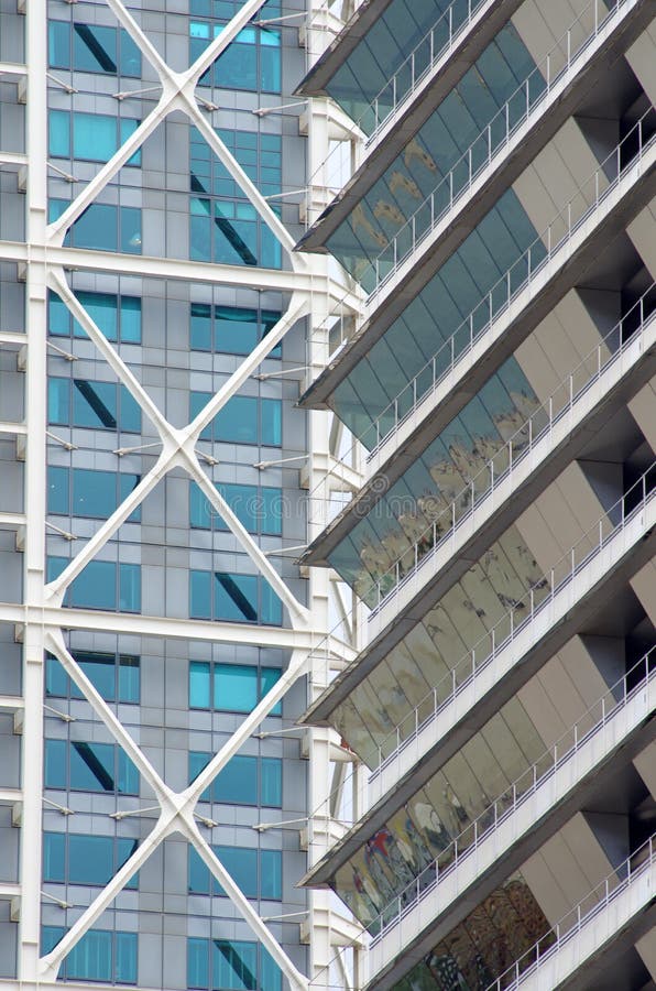 Skyscraper facade - modern architecture detail