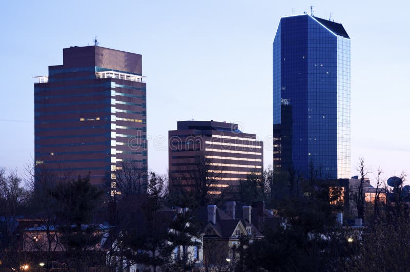 Buildings in Lexington Old and New. Stock Image Image of morning