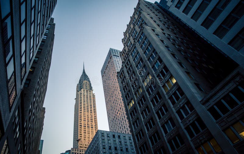 Skyscraper new York city stock image