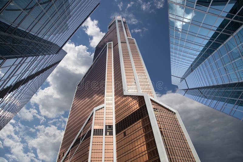 Skyscrapers of the International Business Center (City), Moscow, Russia