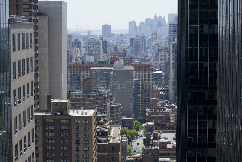 Skyscrapers of manhattan