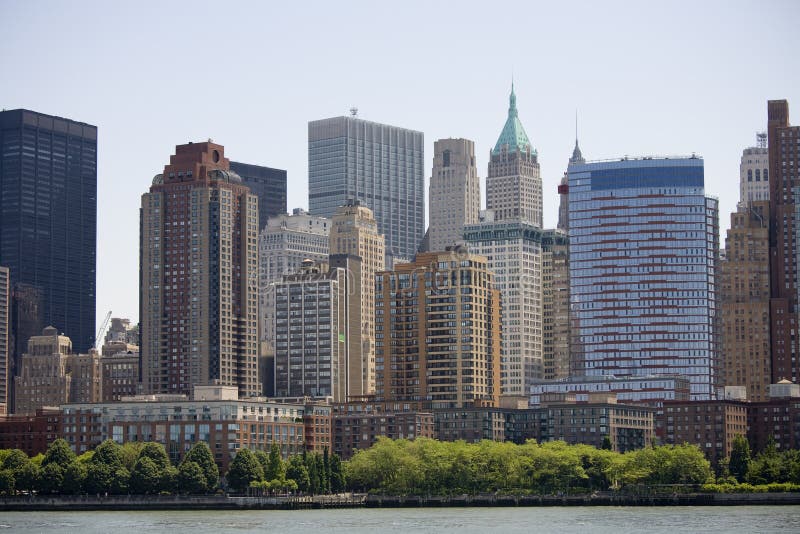 Skyscrapers of manhattan