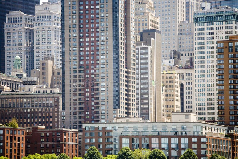 Skyscrapers of manhattan