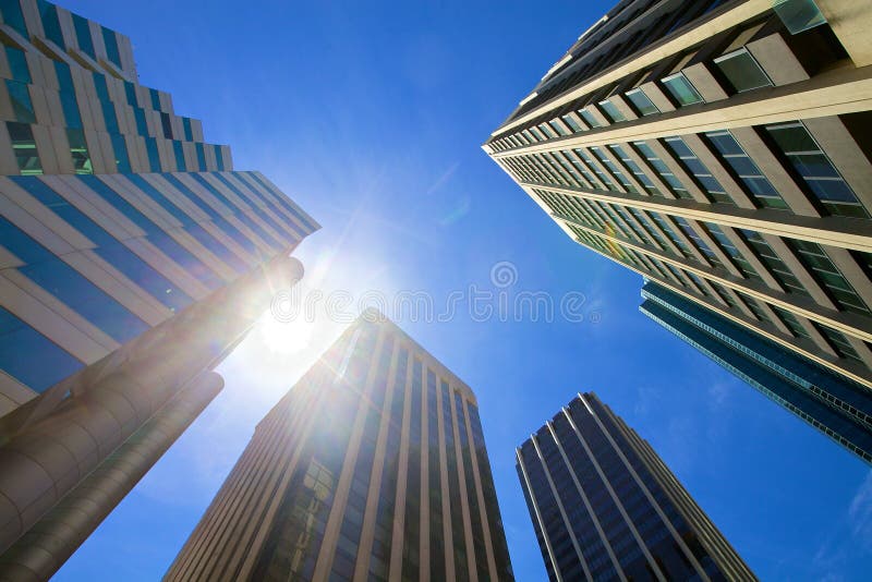 Skyscrapers in perth, western australia stock image Skyscrapers in perth, western australia stock image