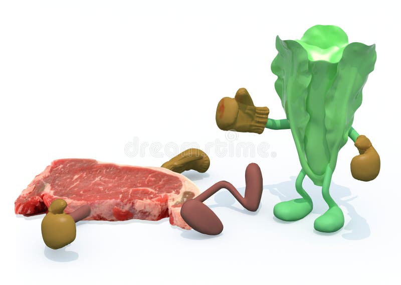 Sla versus vlees