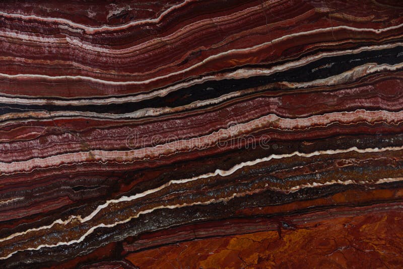 Slab natural Onyx stone red with beautiful stripes, called Onice Fantastico