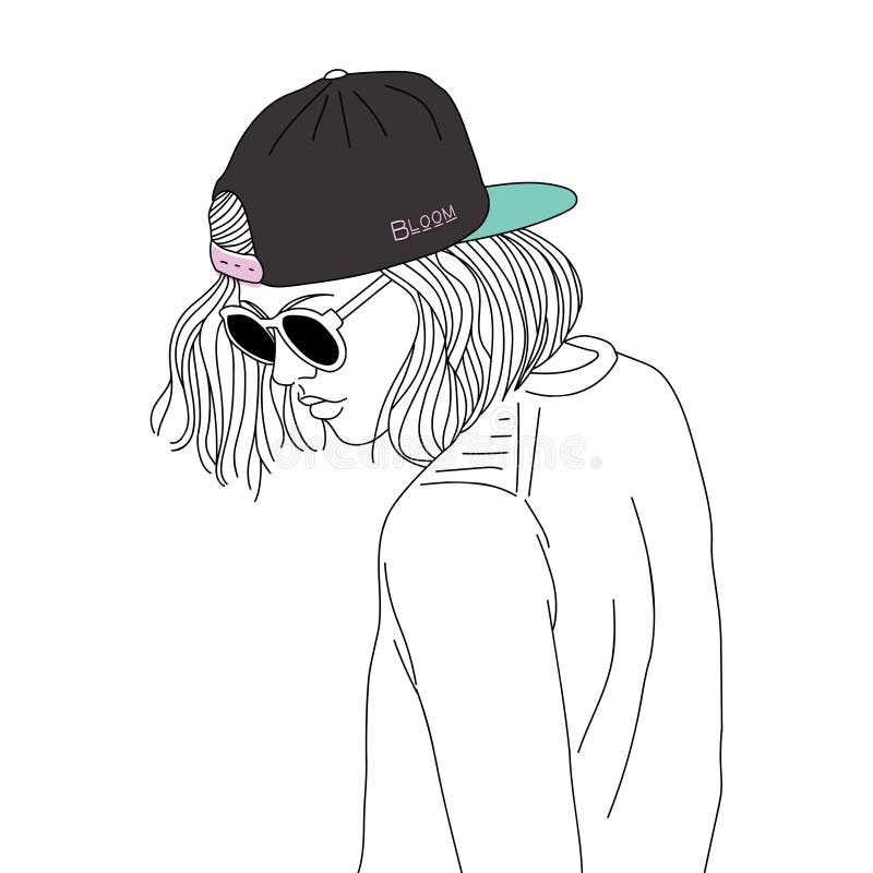 Slampestrand royaltyfri illustrationer