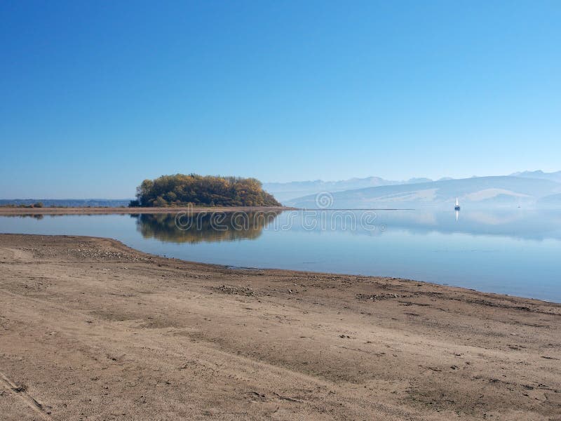 Slanica Island early in the morning