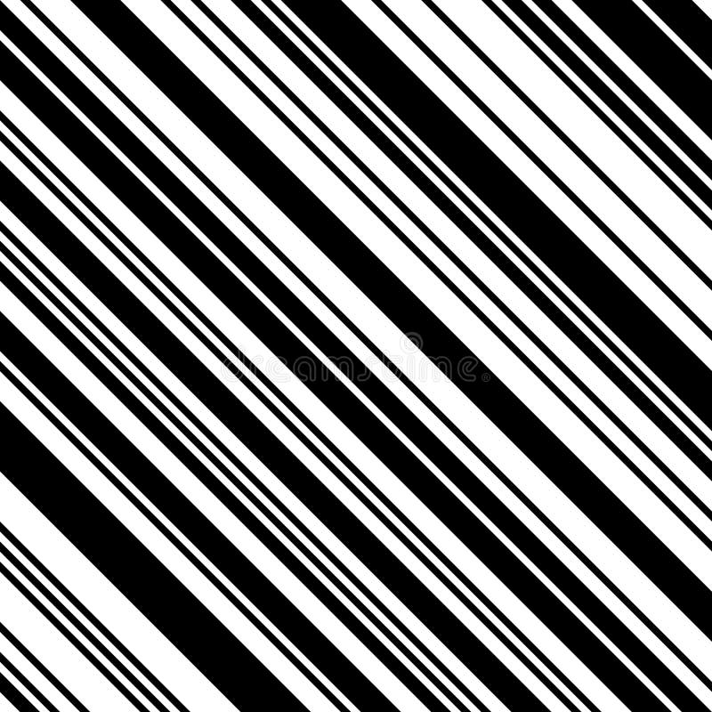 Slanted Black Stripes Texture, Modern Stylish Image. Stock Vector