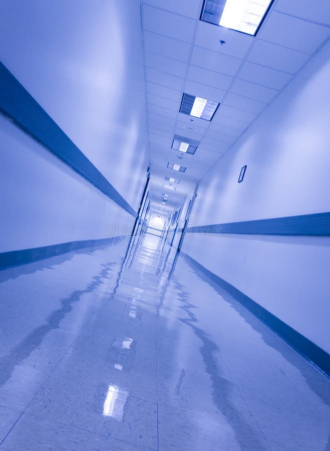 Slanted hallway royalty free stock photography Slanted hallway royalty free stock photography