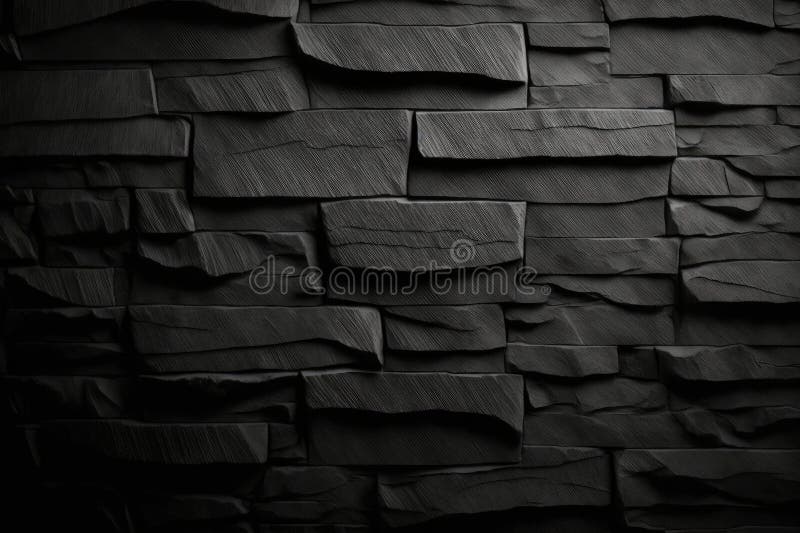 A slate like background or texture, dark grey or black vector illustration