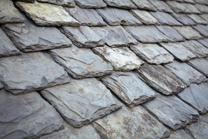 Slate Roof stock images