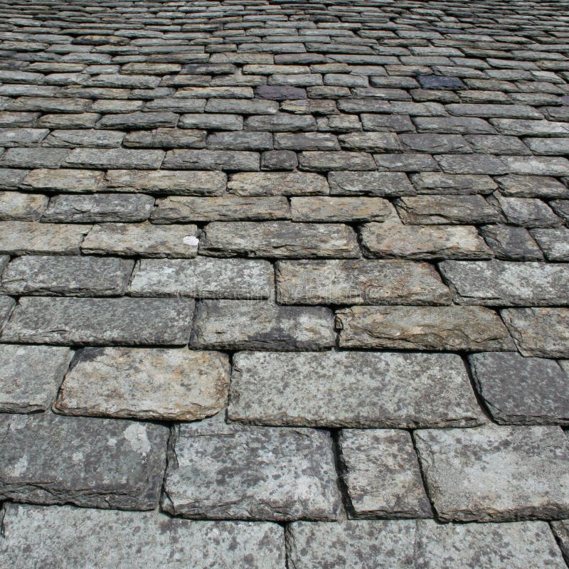 Slate roof stock photography