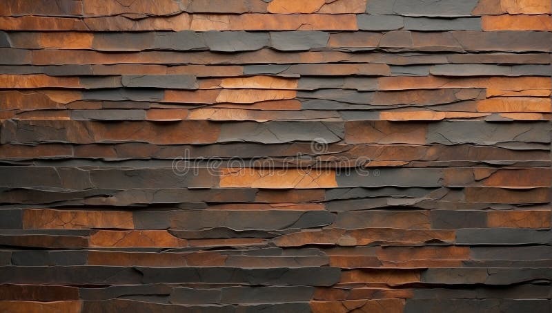 Slate Russet Mirage: Rippling Background Charm. AI generate. Discover the mirage of charm with Slate Russet Mirage, showcasing rippling patterns in rich russet tones. This background texture adds a dynamic and organic touch, creating a canvas for your design aspirations. generative AI