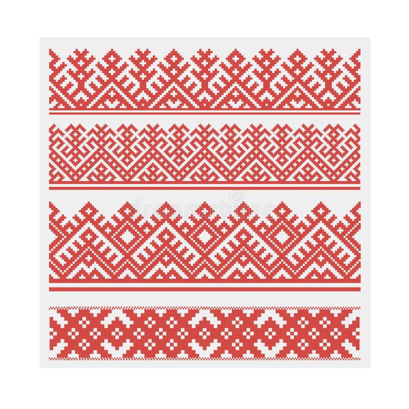 Slavic ethnic ornament. Vector illustration, seamless pattern.