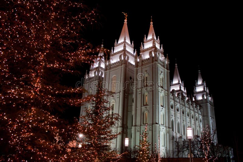 SLC Temple Christmas