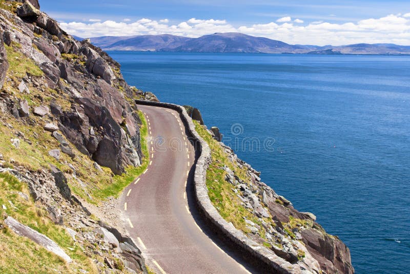 The Slea Head Drive of the peninsula in Ireland. stock photo The Slea Head Drive of the peninsula in Ireland. stock photo