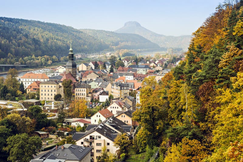 Slechte Schandau, Duitsland stock afbeeldingen Slechte Schandau, Duitsland stock afbeeldingen