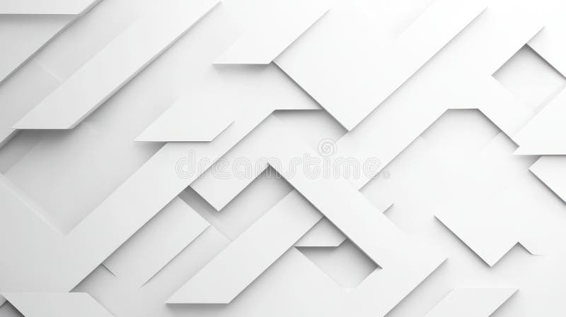 A sleek abstract background featuring grey and white tech arrows, perfect for modern and clean design aesthetics stock illustration